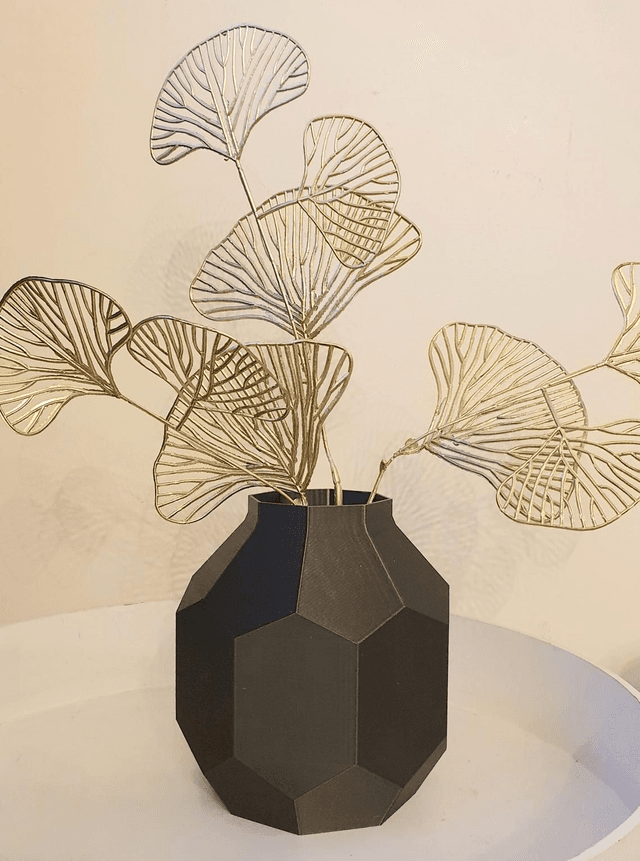 Vase à facettes